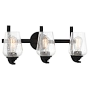 Minka Lavery Shyloh 3 Light 22" Wide Vantage Bathroom Vanity Light Coal