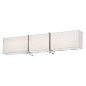 Minka Lavery High Rise 24" Wide LED ADA Bath Bar with Frosted Aquarium Glass Chrome