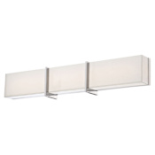 Minka Lavery High Rise 30" Wide LED ADA Bath Bar with Frosted Aquarium Glass Chrome