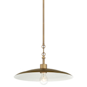 Minka Lavery York 16" Wide Pendant Natural Brass