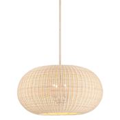 Minka Lavery Modjeska 4 Light 24" Wide Multi Light Pendant with Natural Rattan Wicker Shade Coal