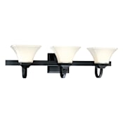 Minka Lavery Agilis 3 Light 32" Wide Bathroom Vanity Light Black