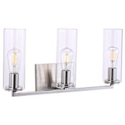 Minka Lavery Acacia 3 Light 24" Wide Vantage Bathroom Vanity Light Brushed Nickel