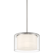 Minka Lavery Parsons Studio 10" Wide Mini Pendant Brushed Nickel
