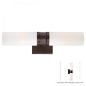 Minka Lavery 2 Light Double Sconce Wall Sconce from the Compositions Collection Copper Bronze Patina