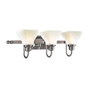 Minka Lavery 3 Light Bathroom Vanity Light from the Mission Ridge Collection Brushed Nickel