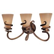 Minka Lavery Tofino 3 Light 23" Wide Bathroom Vanity Light with Mabre Grabar Glass Tofino Bronze