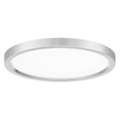 Minka Lavery Vantage 15" Wide Round LED Flush Mount Ceiling Fixture Brushed Nickel