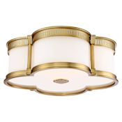Minka Lavery LED 16.25" Wide Flush Mount Ceiling Light Liberty Gold