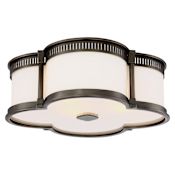 Minka Lavery LED 16.25" Wide Flush Mount Ceiling Light Harvard Court Bronze