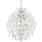 Minka Lavery Isabella's Crown 4 Light 18" Wide Mini Chandelier with Crystal Accents Chrome