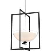 Minka Lavery Elowen 3 Light 18" Wide Pendant Dark Matte Black