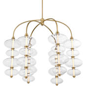 Minka Lavery Bollavino 34" Wide LED Chandelier Legacy Brass