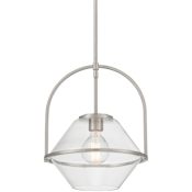 Minka Lavery Coralyn 13" Wide Pendant Brushed Nickel
