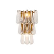 Minka Lavery Vionne 2 Light 15" Tall Wall Sconce Legacy Brass