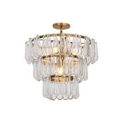 Minka Lavery Vionne 5 Light 22" Wide Flush Mount Ceiling Fixture Legacy Brass