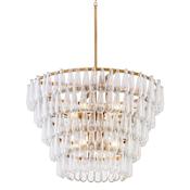 Minka Lavery Vionne 8 Light 35" Wide Pendant Legacy Brass