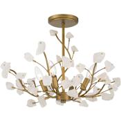 Minka Lavery Ramus 4 Light 22" Wide Semi-Flush Ceiling Fixture Painted Legacy Brass