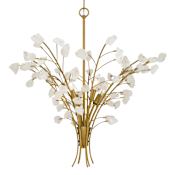 Minka Lavery Ramus 4 Light 30" Wide Abstract Chandelier Painted Legacy Brass