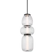Minka Lavery Cordel 10" Wide LED Mini Pendant Dark Matte Black