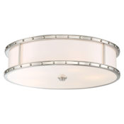 Minka Lavery 20" Wide LED Flush Mount Ceiling Fixture Brushed Nickel