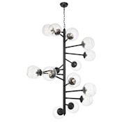 Minka Lavery Millikan 15 Light 39" Wide Multi Light Pendant Coal