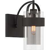 Minka Lavery Ravik 5" Wide Bathroom Sconce Dark Matte Black