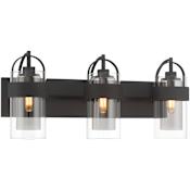 Minka Lavery Ravik 3 Light 24" Wide Vanity Light Dark Matte Black