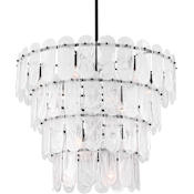 Minka Lavery Oldmill 15 Light 37" Wide Pendant Dark Matte Black
