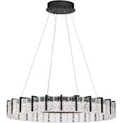 Minka Lavery Sevryn 28" Wide LED Pendant Dark Matte Black