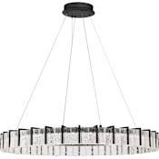 Minka Lavery Sevryn 36" Wide LED Pendant Dark Matte Black