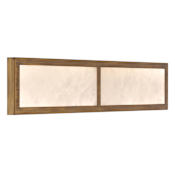 Minka Lavery Stiles 24" Wide Bathroom Bath Bar with Alabaster Stone Shades Ashen Gold