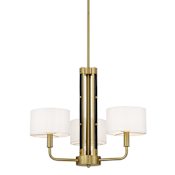 Minka Lavery Chelsea 3 Light 22" Wide Chandelier Soft Brass