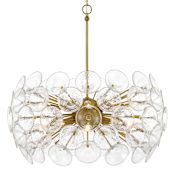 Minka Lavery Winter 10 Light 30" Wide Sputnik Chandelier Soft Brass