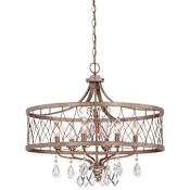 Minka Lavery 6 Light Single Tier Chandeliers from the West Liberty Collection Olympus Gold
