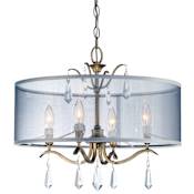 Minka Lavery 4 Light One Tier Mini Chandelier from the Laurel Estate Collection Brio Gold
