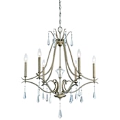 Minka Lavery 6 Light One Tier Chandelier from the Laurel Estate Collection Brio Gold