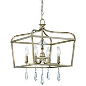 Minka Lavery 4 Light One Tier Mini Chandelier from the Laurel Estate Collection Brio Gold