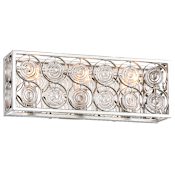 Minka Lavery Culture Chic 2 Light 18-3/4" Wide Bath Bar with Reflective Backplate Catalina Silver