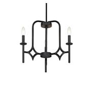 Minka Lavery Muncie 19" Wide Taper Candle Style Chandelier Coal
