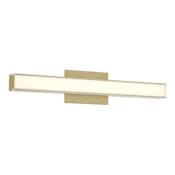 Minka Lavery Vantage 24" Wide Adjustable CCT LED Bath Bar with with Double Layer Shades Ashen Brass