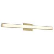 Minka Lavery Vantage 36" Wide Adjustable CCT LED Bath Bar with with Double Layer Shades Ashen Brass