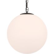 Minka Lavery Marbelle 16" Wide Pendant with Etched Alabaster Glass Shade Dark Bronze