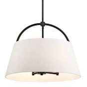 Minka Lavery Headington 4 Light 24" Wide Chandelier Coal