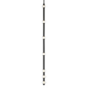 Minka Lavery Pearl 3" Wide LED Mini Pendant with Clear, Blown Glass Shades Dark Matte Black