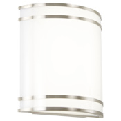 Minka Lavery Vantage 10" Tall LED Wall Sconce Brushed Nickel