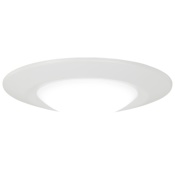 Minka Lavery Vantage 7-1/2" Wide LED Flush Mount Bowl Ceiling Fixture White