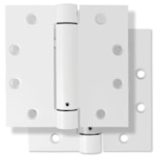 Miseno 4-1/2 x 4-1/2 Spring Hinge Square Corner Door Hinge - Pair Primed