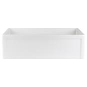 Miseno Inferno 33" Single Basin Farmhouse Fireclay Kitchen Sink White