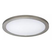 Miseno 12" Wide Flush Mount Ceiling Fixture Brushed Nickel